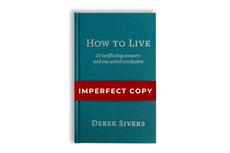 IMPERFECT COPY How to Live Hardcover