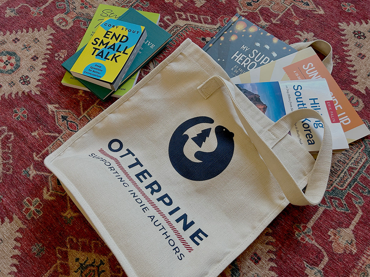 Canvas Otterpine Logo Hemp Book Tote