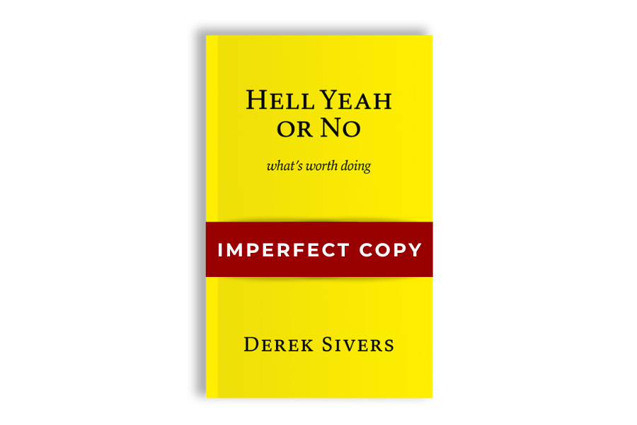 IMPERFECT COPY Hell Yeah or No Paperback