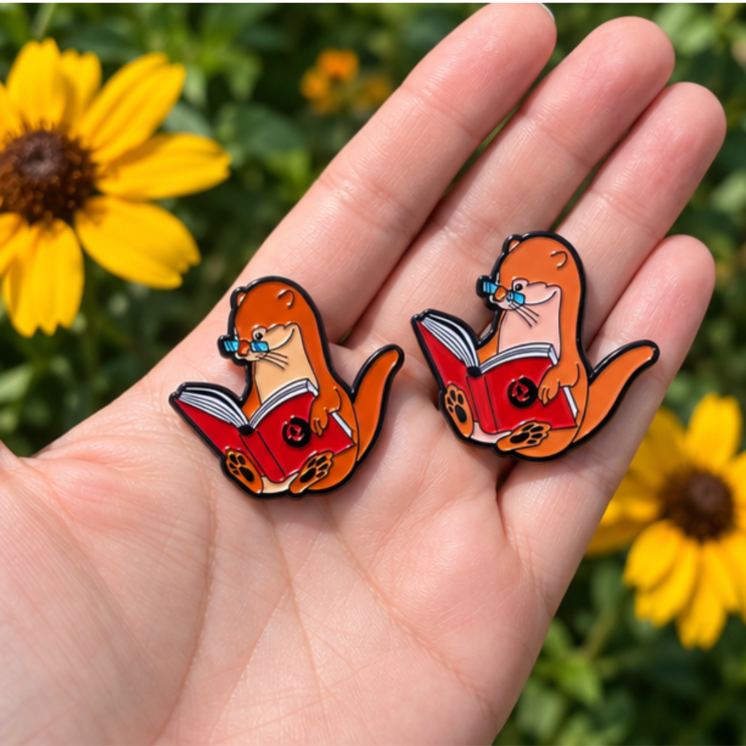 Otterpine Enamel Pins