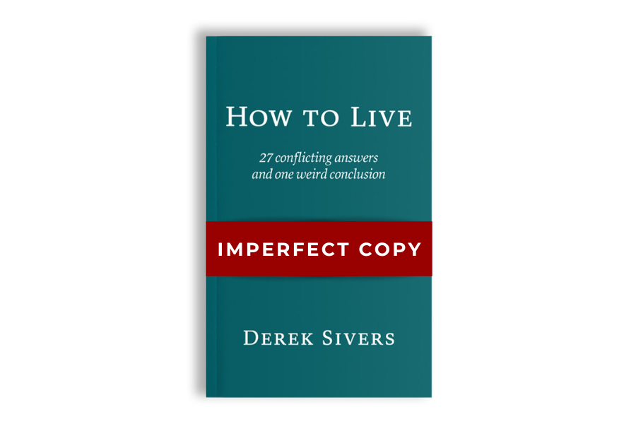 IMPERFECT COPY How to Live Paperback