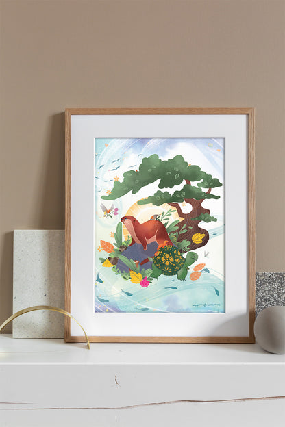 Tree of Connection Art Print