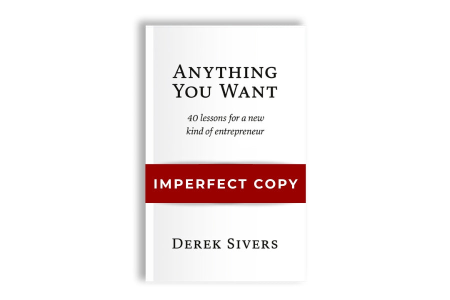 IMPERFECT COPY Anything You Want Paperback